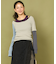 Healthknit 細 ボーダー タンク Tシャツ SET