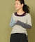 Healthknit 細 ボーダー タンク Tシャツ SET