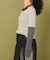 Healthknit 細 ボーダー タンク Tシャツ SET