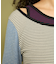 Healthknit 細 ボーダー タンク Tシャツ SET