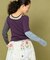 Healthknit 細 ボーダー タンク Tシャツ SET
