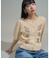 透かし編み ビーズ刺繍 サマーニット カーディガン