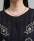 透かし編み ビーズ刺繍 サマーニット カーディガン
