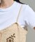 透かし編み ビーズ刺繍キャミソール ビスチェ