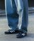 ワイドシルエット ツイステッド カーブデニムパンツ