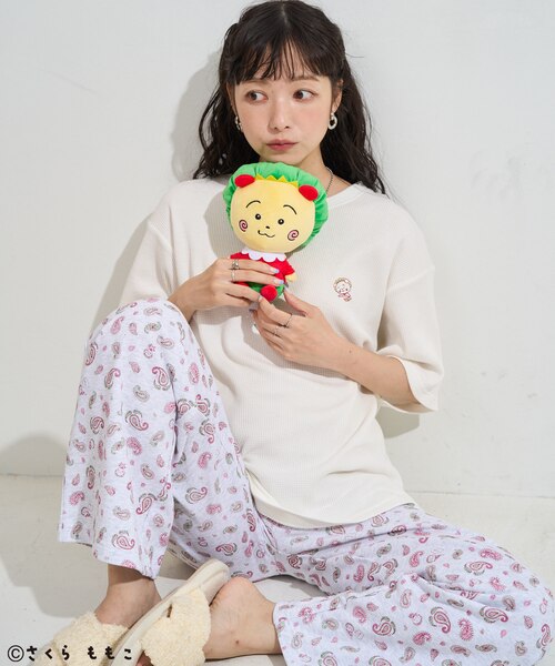 cohan YOU コラボレーション ルームウェア パジャマ ルームウェア 「foxyコラボ」Girl＆Bunny