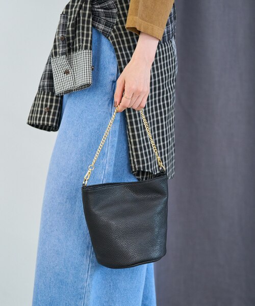 別注 2WAY チェーンショルダーバケツ型バッグ AULENTTI/別注 2WAY チェーンショルダーバケツ型バッグ｜Daytona Park