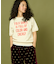 フロッキーロゴ 半袖フットボールTシャツ