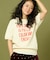 フロッキーロゴ 半袖フットボールTシャツ