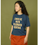 フロッキーロゴ 半袖フットボールTシャツ