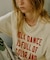 フロッキーロゴ 半袖フットボールTシャツ
