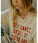 フロッキーロゴ 半袖フットボールTシャツ