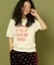 フロッキーロゴ 半袖フットボールTシャツ