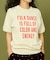 フロッキーロゴ 半袖フットボールTシャツ