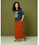 フロッキーロゴ 半袖フットボールTシャツ