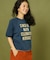 フロッキーロゴ 半袖フットボールTシャツ