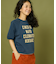 フロッキーロゴ 半袖フットボールTシャツ