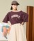 2WAY スムース ロゴ 7分袖Tシャツ/オフショルダーTシャツ