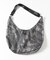 別注 LEATHERETTE Print Round Shoulder Bag