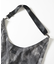 別注 LEATHERETTE Print Round Shoulder Bag