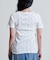 リボン柄 針抜きフライス ヘンリーネックTシャツ