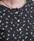 花柄 針抜き フライス ヘンリーネックTシャツ