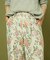 花ジャガードワイドパンツ