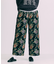 花ジャガードワイドパンツ