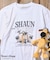 「Shaun the Sheep」フロントロゴプリントTシャツ