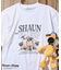 「Shaun the Sheep」フロントロゴプリントTシャツ