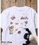 「Shaun the Sheep」フード バックプリントTシャツ