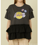 NBA プリント ドッキング チュニックTシャツ