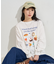 miffy フードプリント ロンT