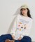 miffy フードプリント ロンT