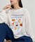 miffy フードプリント ロンT