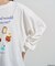 miffy フードプリント ロンT