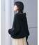 ＜マシーンウォッシャブル＞ スウェットライクジップニット