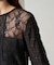 レース パッチワーク ロングスリーブ トップス【限定展開】