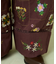 パッチワーク花刺繍パンツ