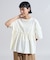 <UVカット＞multi functional 7分袖フリルTシャツ