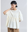 <UVカット＞multi functional 7分袖フリルTシャツ