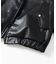 別注 LEATHERETTE Stand Collar Blouson