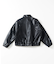 別注 LEATHERETTE Stand Collar Blouson