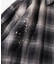 Relax Fit リラックスフィット ブリーチ加工 オンブレチェック ネルシャツ 【限定展開】
