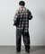 Relax Fit リラックスフィット ブリーチ加工 オンブレチェック ネルシャツ 【限定展開】