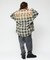 Relax Fit リラックスフィット ブリーチ加工 オンブレチェック ネルシャツ 【限定展開】
