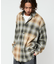 Relax Fit リラックスフィット ブリーチ加工 オンブレチェック ネルシャツ 【限定展開】