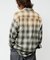 Relax Fit リラックスフィット ブリーチ加工 オンブレチェック ネルシャツ 【限定展開】
