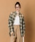 Relax Fit リラックスフィット ブリーチ加工 オンブレチェック ネルシャツ 【限定展開】