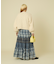 フェード パッチワーク チェックスカート
